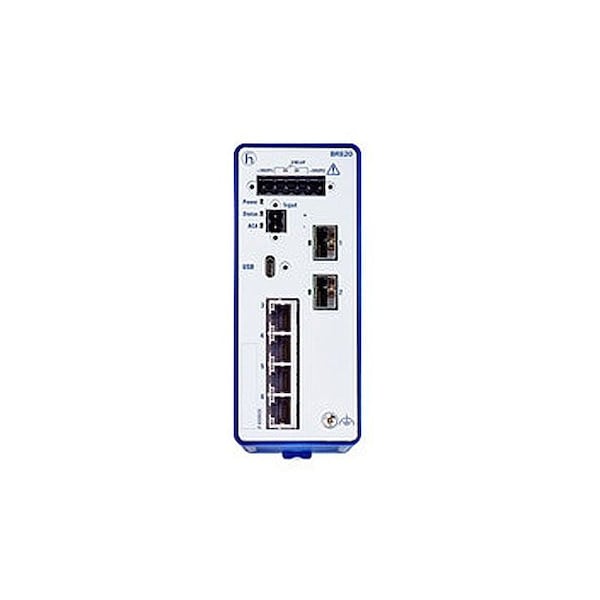 Hirschmann BRS20-8TX/2FX-SM -10 Ports 10/100BASE Managed Industrial Switch for DIN Rail, fanless desi 942170006 - main